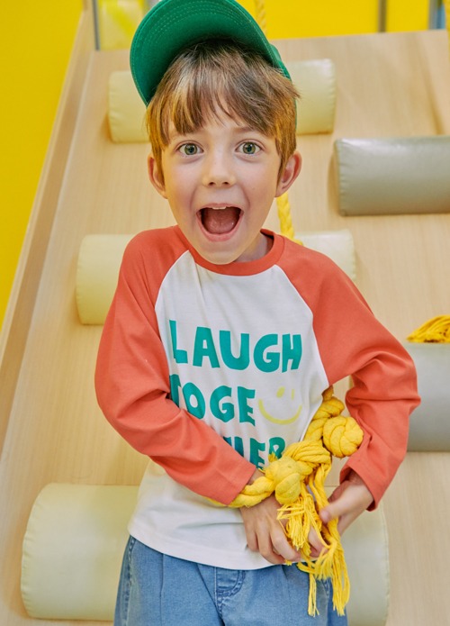 laughing child, 래프 래글런 티셔츠 (84219-331-34)